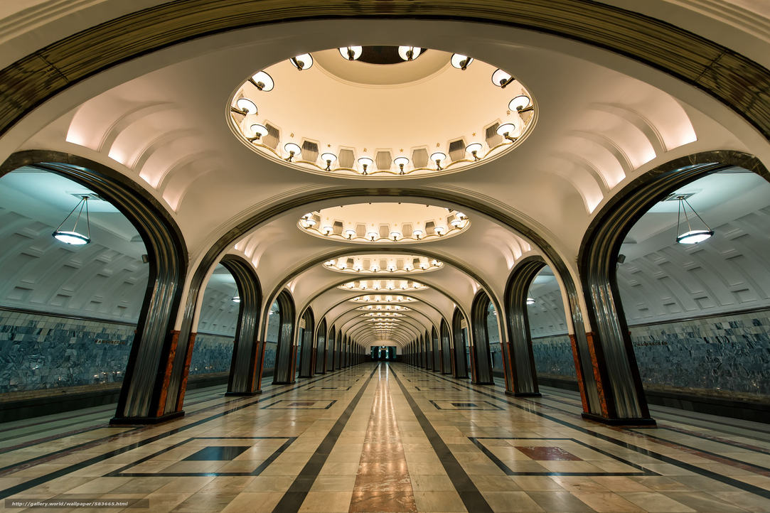 Moscow Metro As A Work Of Art: Mayakovskaya Station